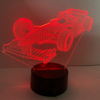 LAMPARA AUTO F1 ACRILICO 